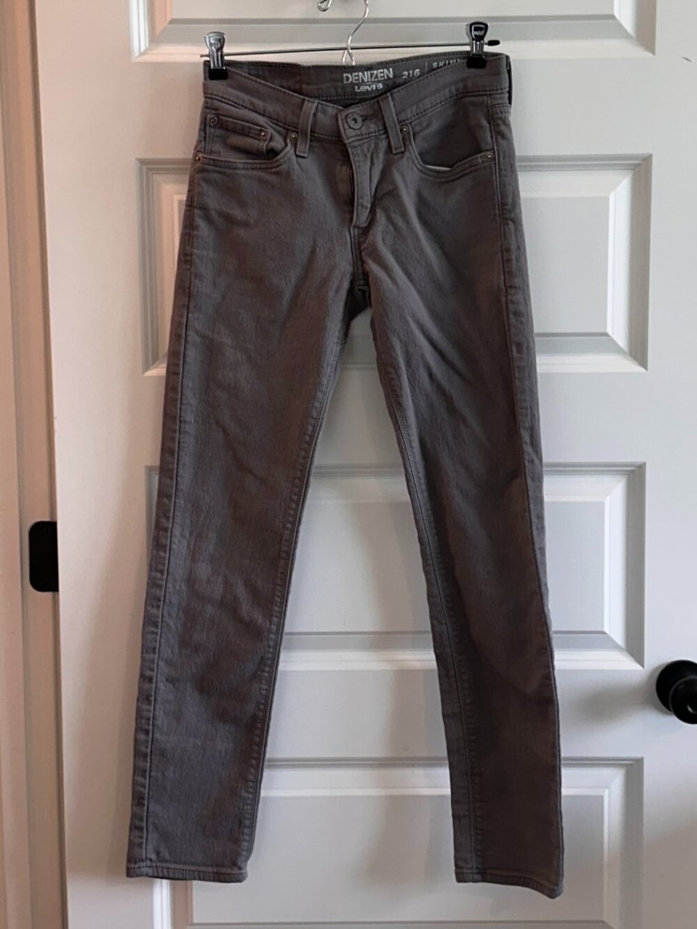 Levi's Denizen 216 Skinny Fit Gray Jeans 29W 32L